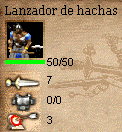 HUD de Lanzador de hachas.
