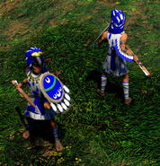 In-game Eagle Runner Knight in the Definitive Edition