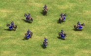 A group of Cavalry Archers in the Definitive Edition