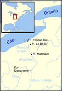 French Forts in 1753 and 1754.