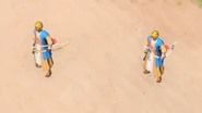 Abbasid Elite Archer before and after Composite Bows Upgrade