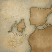 Atlantis campaign map in Retold