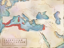 Map Phoenicians
