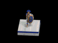 Old 3D model of a Hoplite