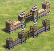 Thracian Fortified Gate (top) and Gate (bottom) in the center of the walls