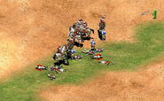 Cataphracts engaging enemy infantry