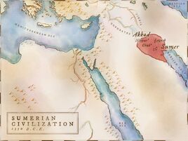 Map Sumerians