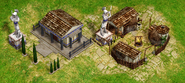 In-game statue depiction of Hades in Age of Mythology