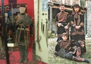 Real life traditional Khevsur attires from Georgia