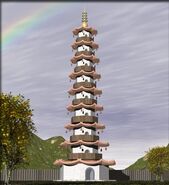 A realistic reconstruction of the Porcelain Tower