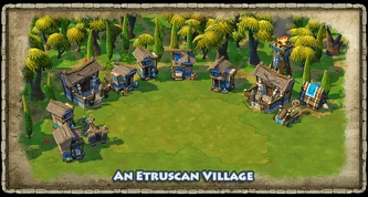 Etruscan village