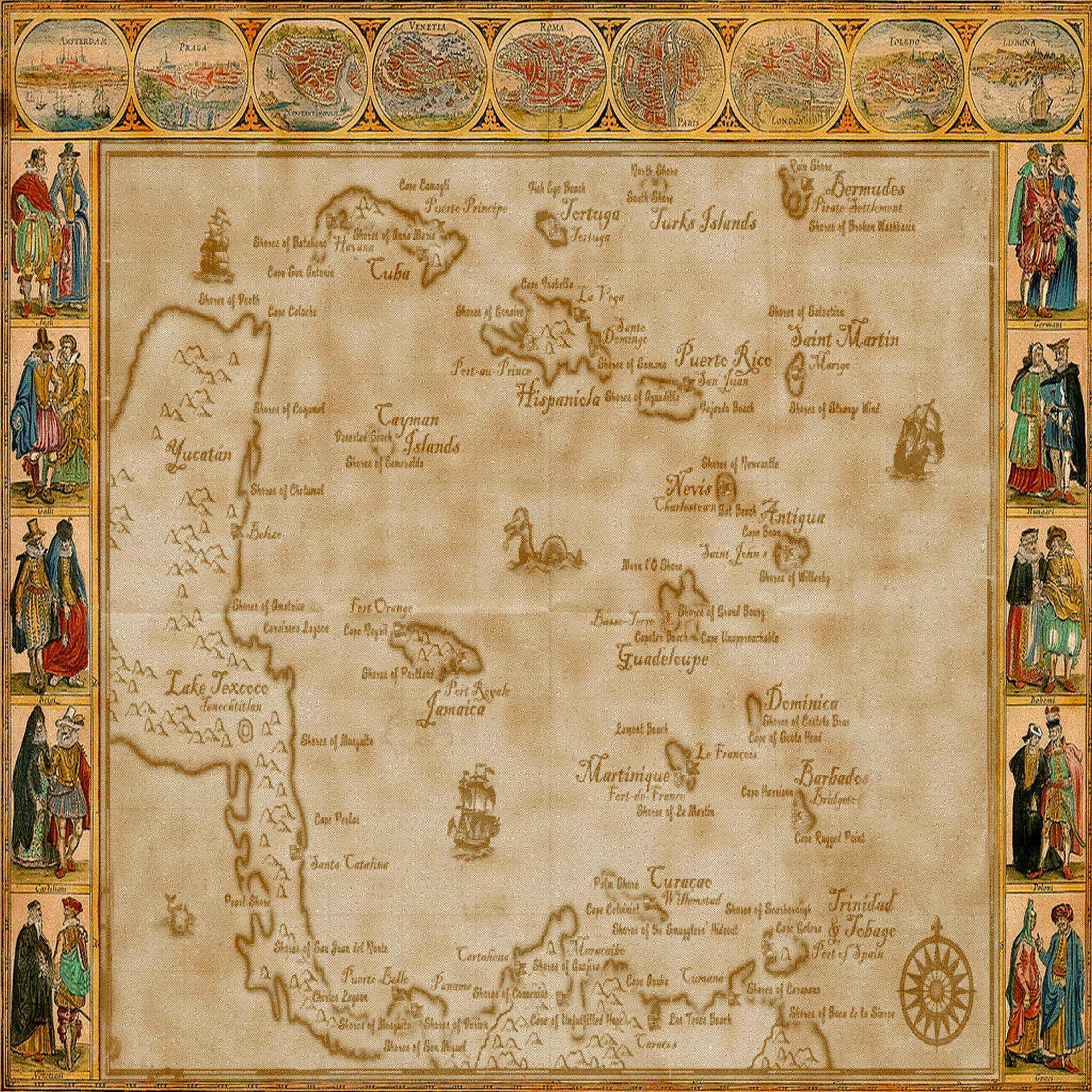 Age Of Pirates Map Maps | Age Of Pirates Wiki | Fandom
