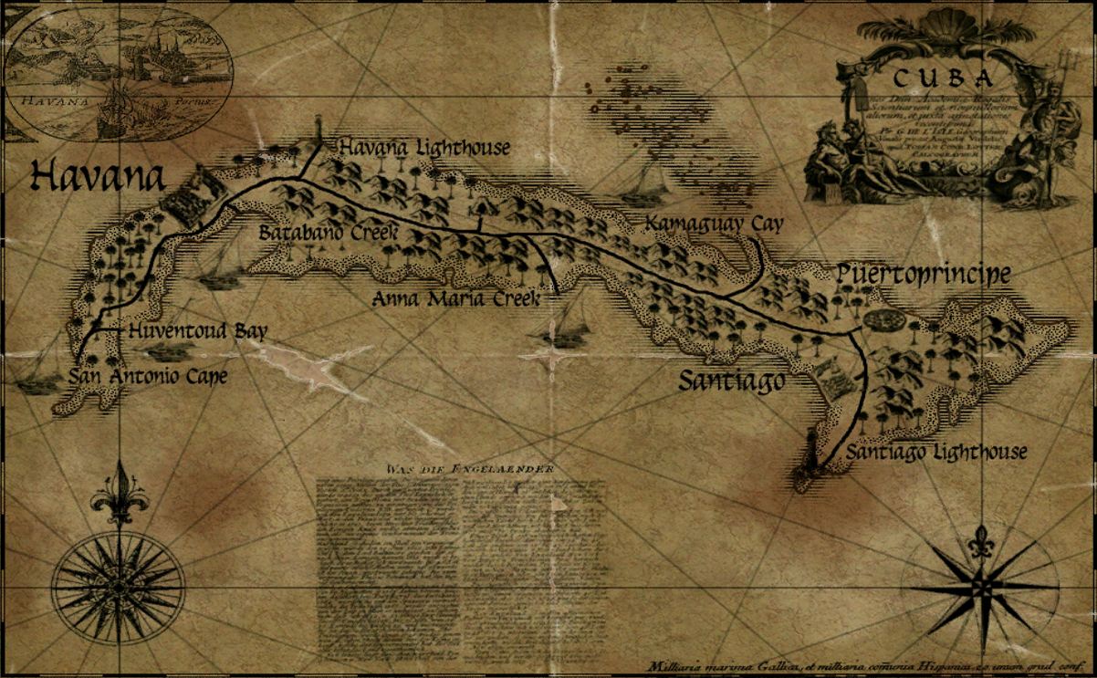 age of pirates 2 map