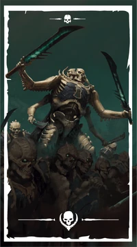 Las legiones Osiarcas ejercen la voluntad de  en todos los reinos, recolectando huesos con los que crear nuevos guerreros, construir fortificaciones y comenzar el ciclo de la muerte de nuevo. Los ejércitos de Osiarcas mezclan legiones de tropas esqueléticas con construcciones contundentes que superan a casi cualquier enemigo.