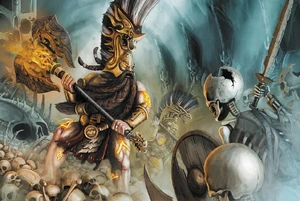 Los Fyrdgrís combatieron duramente contra los no muertos en los primeros compases del 