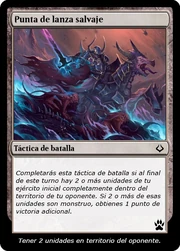 Punta de lanza salvaje