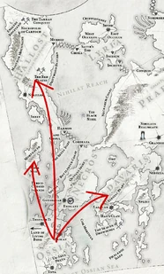 Katakros inició la anexión de los  de ,  y 