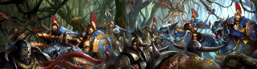 Dracothian Guard hammers sigmar ilustracion comnpleta
