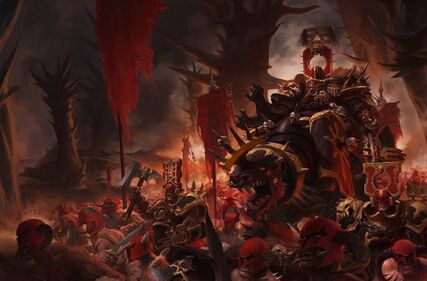 Señor de Khorne en Juggernaut ilustracion sigmaroteca.jpg