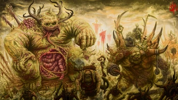 Agusanados de Nurgle Arte