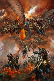Archaon-Everchosen-and-the-Varanguard