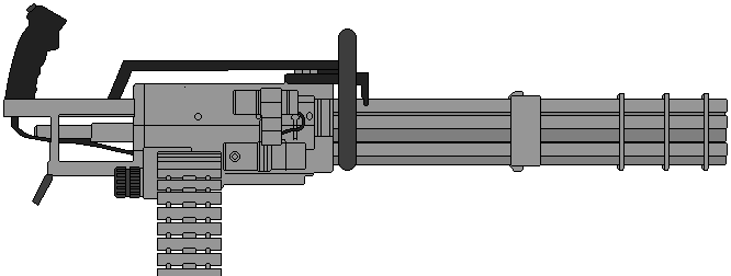 Как нарисовать пулемет