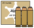 Пачка 10.9x33mm Mag JHP 20п Jacobs (1)