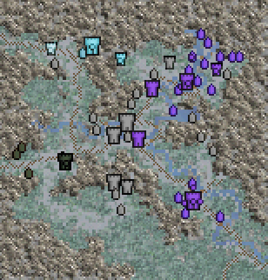 Garrison Supply surface map