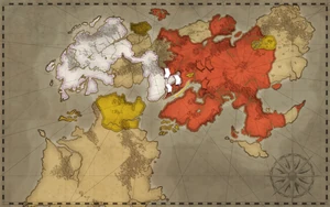 Расположение военных сил на момент конца событий Age of Wonders III