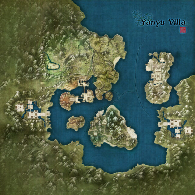 Yanyu Villa Map