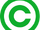 Green copyright.svg