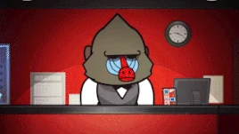 Karaoke clerk charactergif