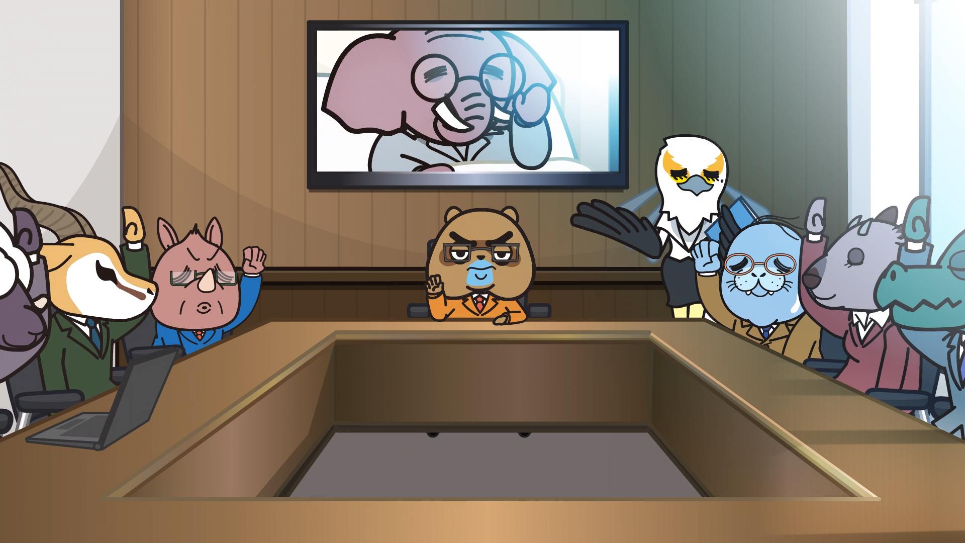 The New Boss | Aggretsuko Wiki | Fandom