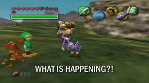 Leopold Wondering what he's doing right now in the Haunted Majora's Mask game.