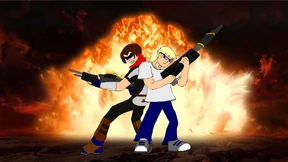 CaptainpsandAGK2.jpg (482 KB) Captain PS and Angry German Kid draw by pauladrian360