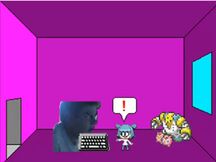 Leopold vs Jovi.jpg (30 KB) Leopold (left) is about to attack Jovi (first on the right, near toys).