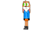 Jade's remastered sprite in Steve and Friends