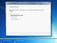 Windows 7 Professional installing in a VM