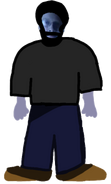 Gerald front Sprite created by Silver Panther 2000