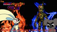 The thumbnail of the part 1 of AGK and friends vs. Springtrap & Kyle