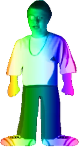 A Rainbow Leopold Slikk Made by Joey Slikk