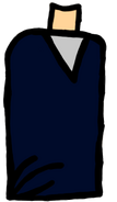 Kyle's unused torso design (the navy blue color is to represent Silver Panther 2000's signature color)