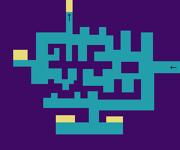 An example of a Water maze map (not to scale)