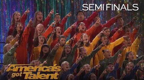 Voices of Hope Children's Choir Children Sing "Defying Gravity" - America's Got Talent 2018-0