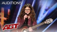 Teenager Sophie Pecora Sings And Raps About Bullying - America's Got Talent 2019-1