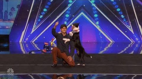 America's Got Talent 2016 Patrick & Ginger The Most Talented Dog in the World Full Audition Clip S