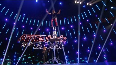 America's Got Talent 2017 Axel Perez Balancing Daredevil Full Judge Cuts Clip S11E08
