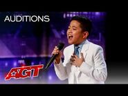 10-Year-Old Peter Rosalita SHOCKS The Judges With "All By Myself" - America's Got Talent 2021