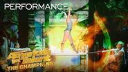 Sandou Trio Russian Bar Flies High Above 160 Nails AND Fire! - America's Got Talent The Champions