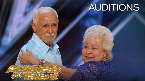 Celina and Filiberto Elderly Couple Dirty Dance On AGT - America's Got Talent 2018